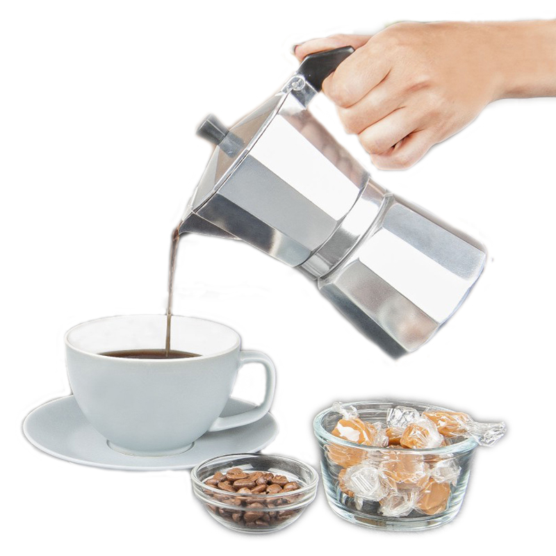 Coffee Equipment Tools - Aluminum Espresso Maker Latte Coffee Maker