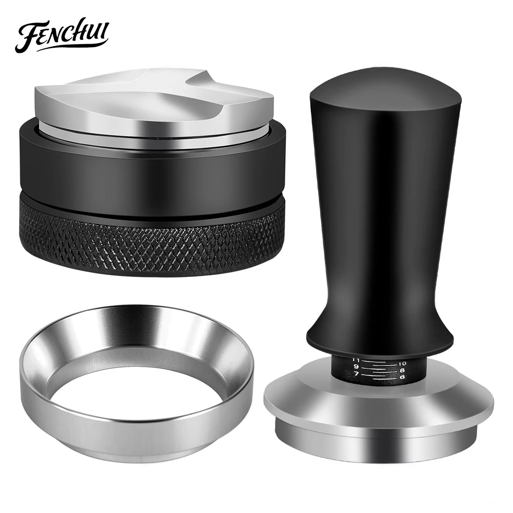 Espresso Tamper Set - Coffee Distributor 58mm 53mm 51mm Stainless