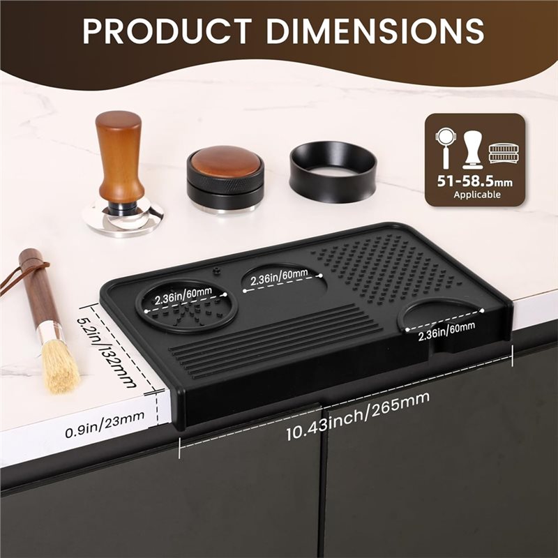 B17B Espresso Tamping Mat And  - Espresso Tamper Set のレビューと価格