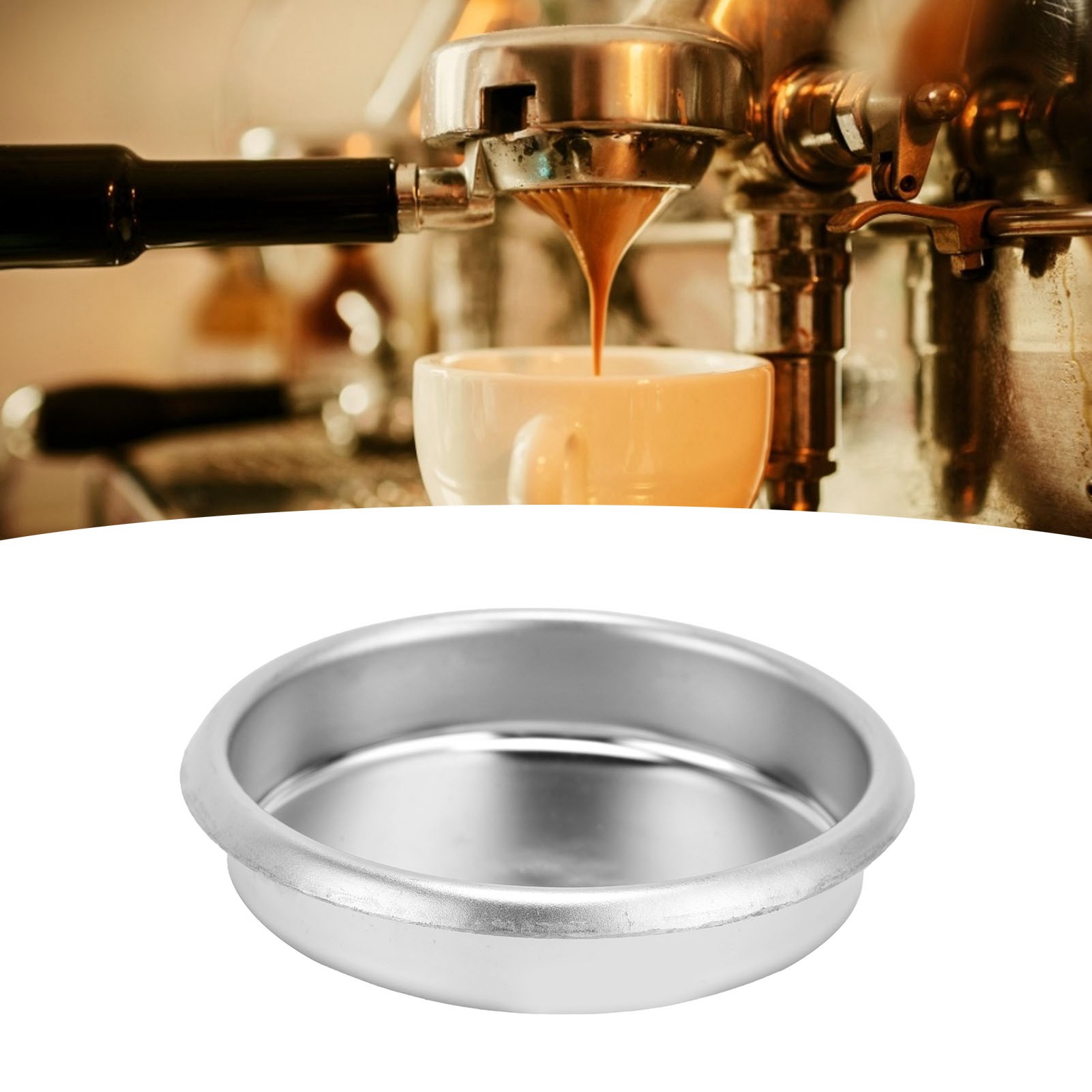54mm Coffee Machine Stainless  - Blind Filter Disc のレビューと価格