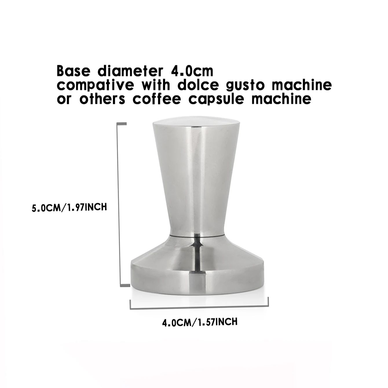 Stainless Steel Smart Dolce Gu - Espresso Tamper Set のレビューと価格