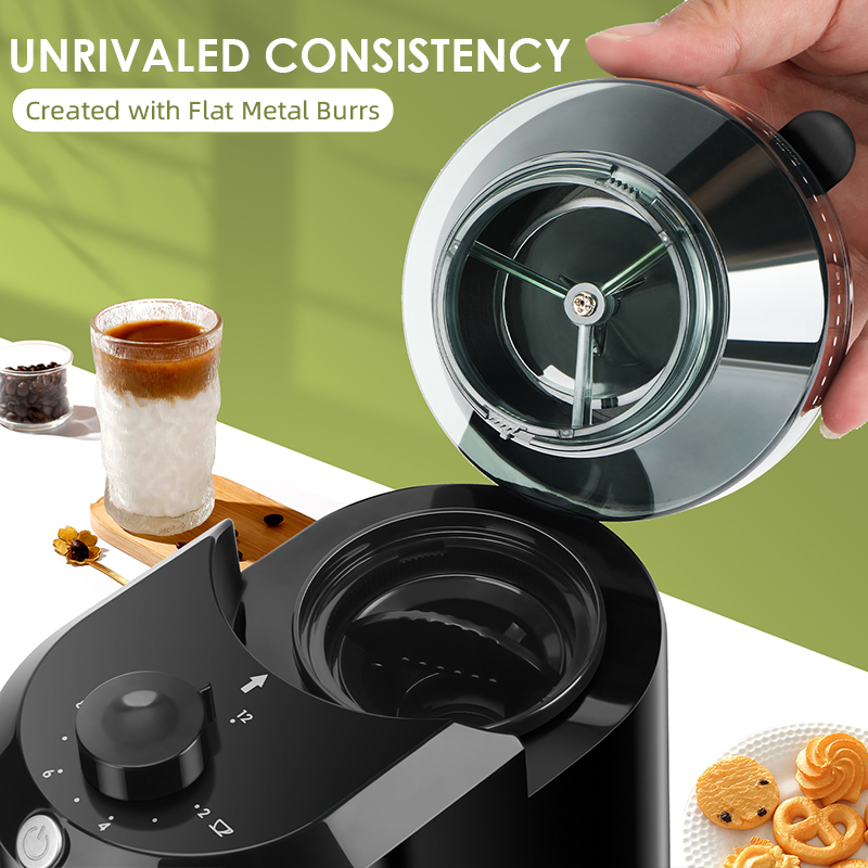 Wancle Electric Burr Coffee Gr - Coffee Grinder Burr Flat のレビューと価格