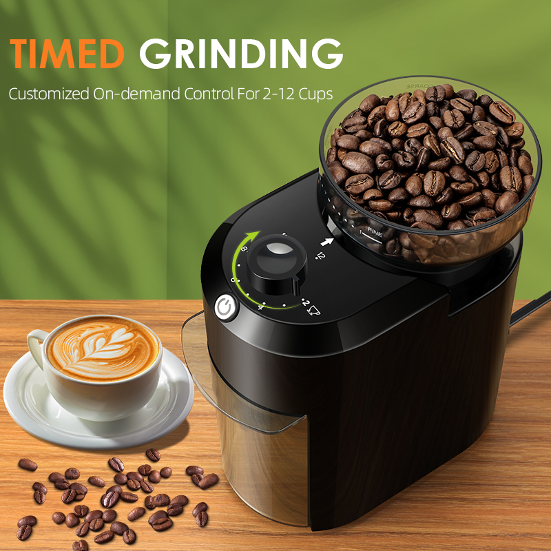 Wancle Electric Burr Coffee Gr - Coffee Grinder Burr Flat のレビューと価格