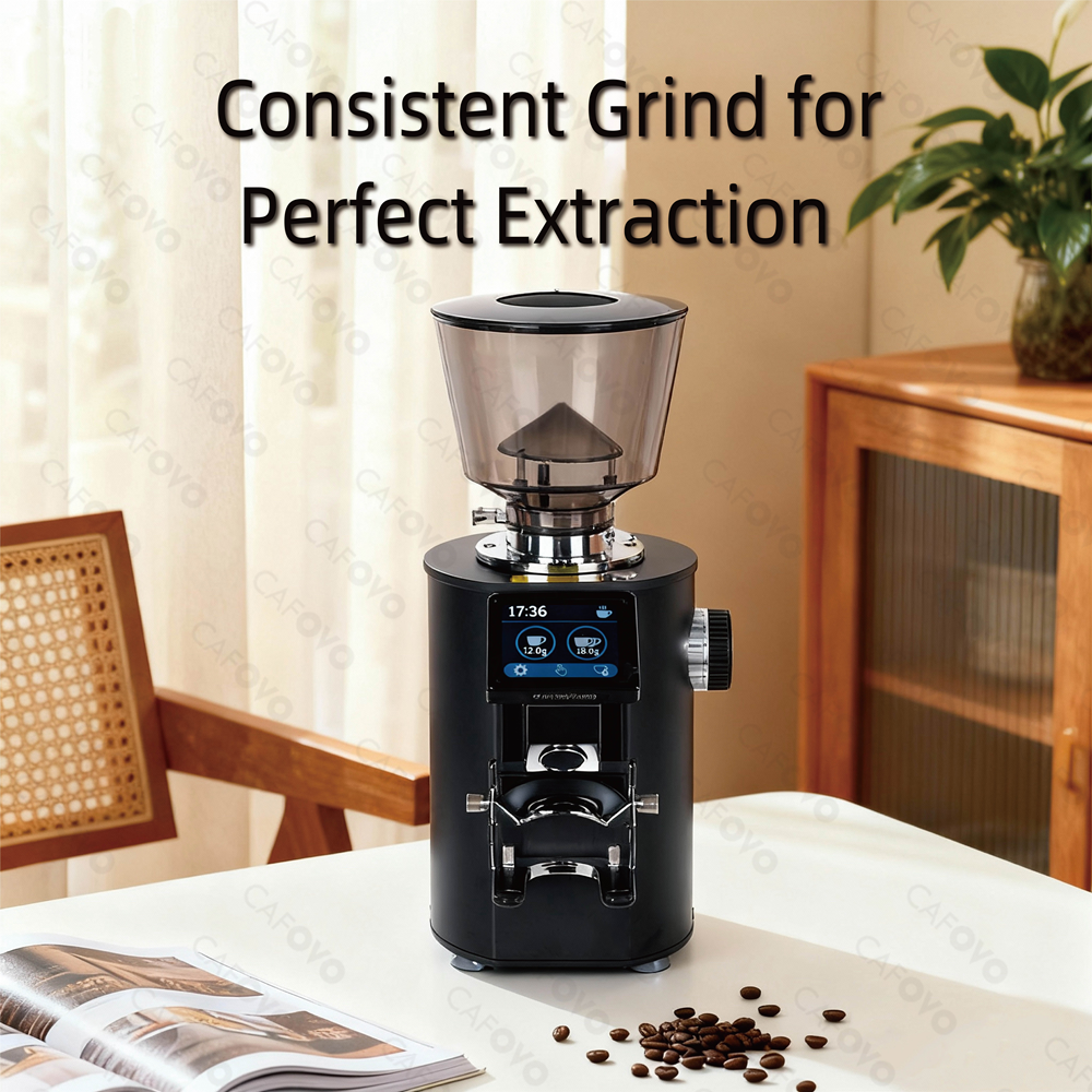 CAFOVO G664F Professional Weig - Coffee Grinder Burr Flat のレビューと価格