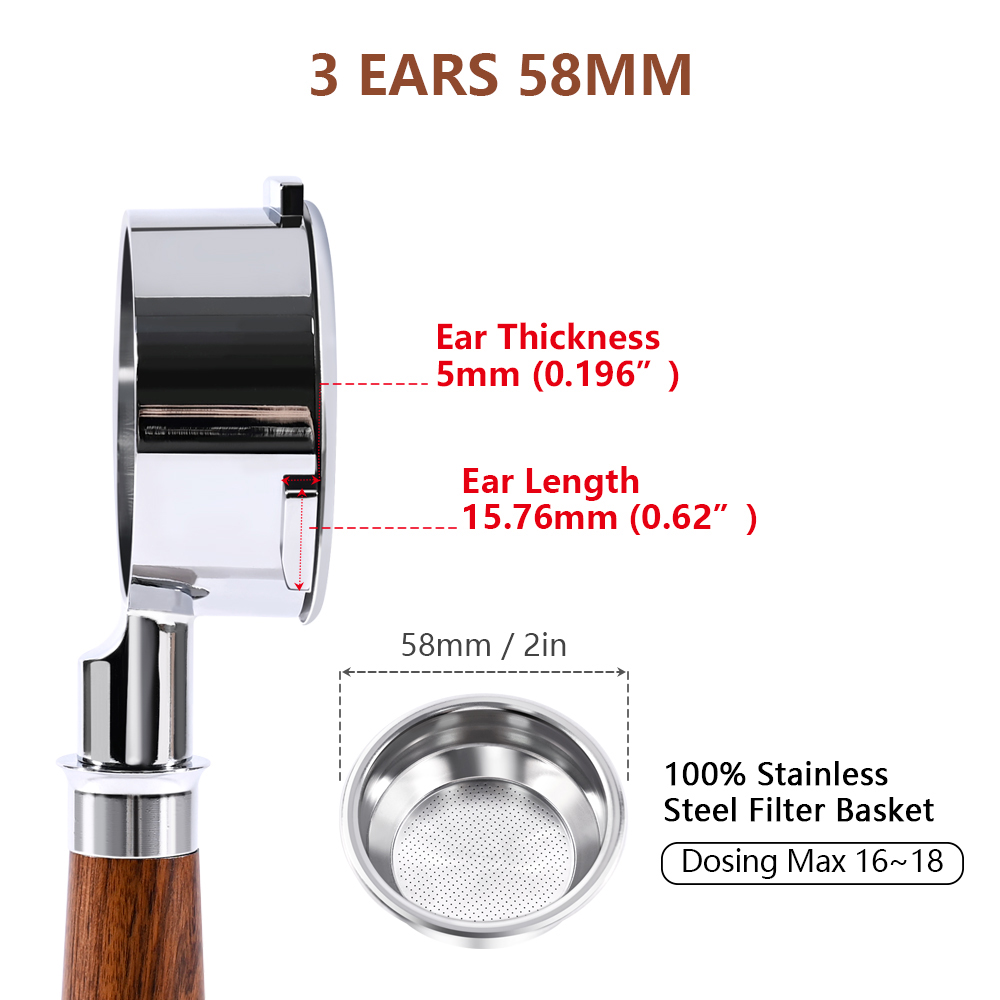 58mm 3-ears For Hibrew h10a/h7 - Coffee Equipment Tools のレビューと価格