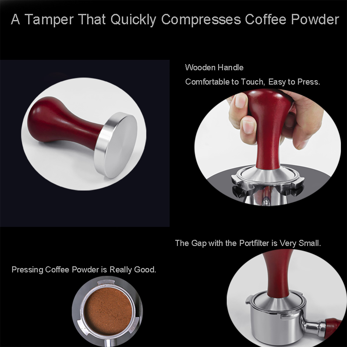 51mm 53mm 58mm Espresso Tamper - Espresso Tamper Set のレビューと価格
