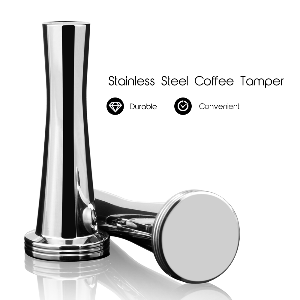30mm Solid Stainless Steel Hea - Espresso Tamper Set のレビューと価格