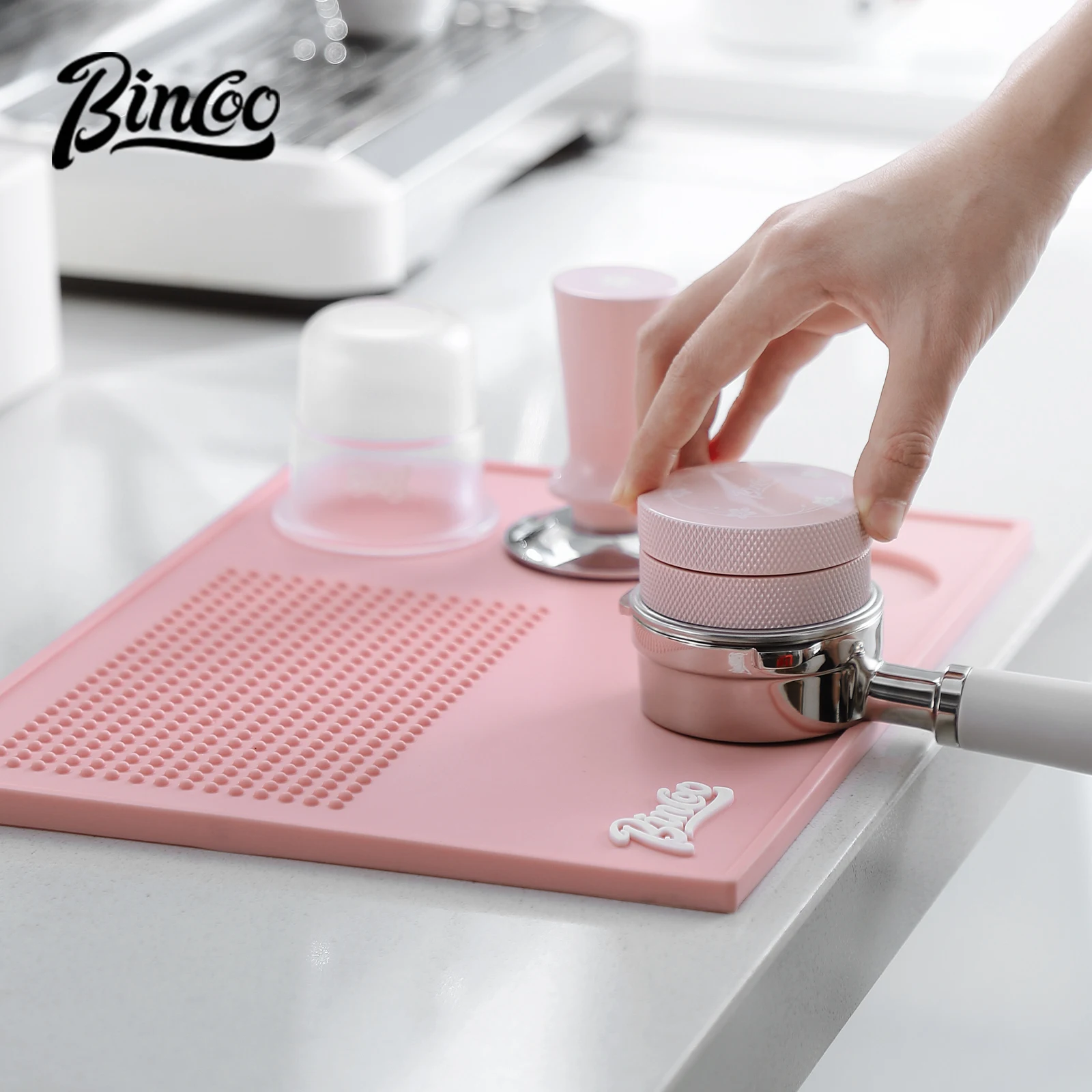 Bincoo Pink Espresso 51mm-58mm - Espresso Tamper Set のレビューと価格