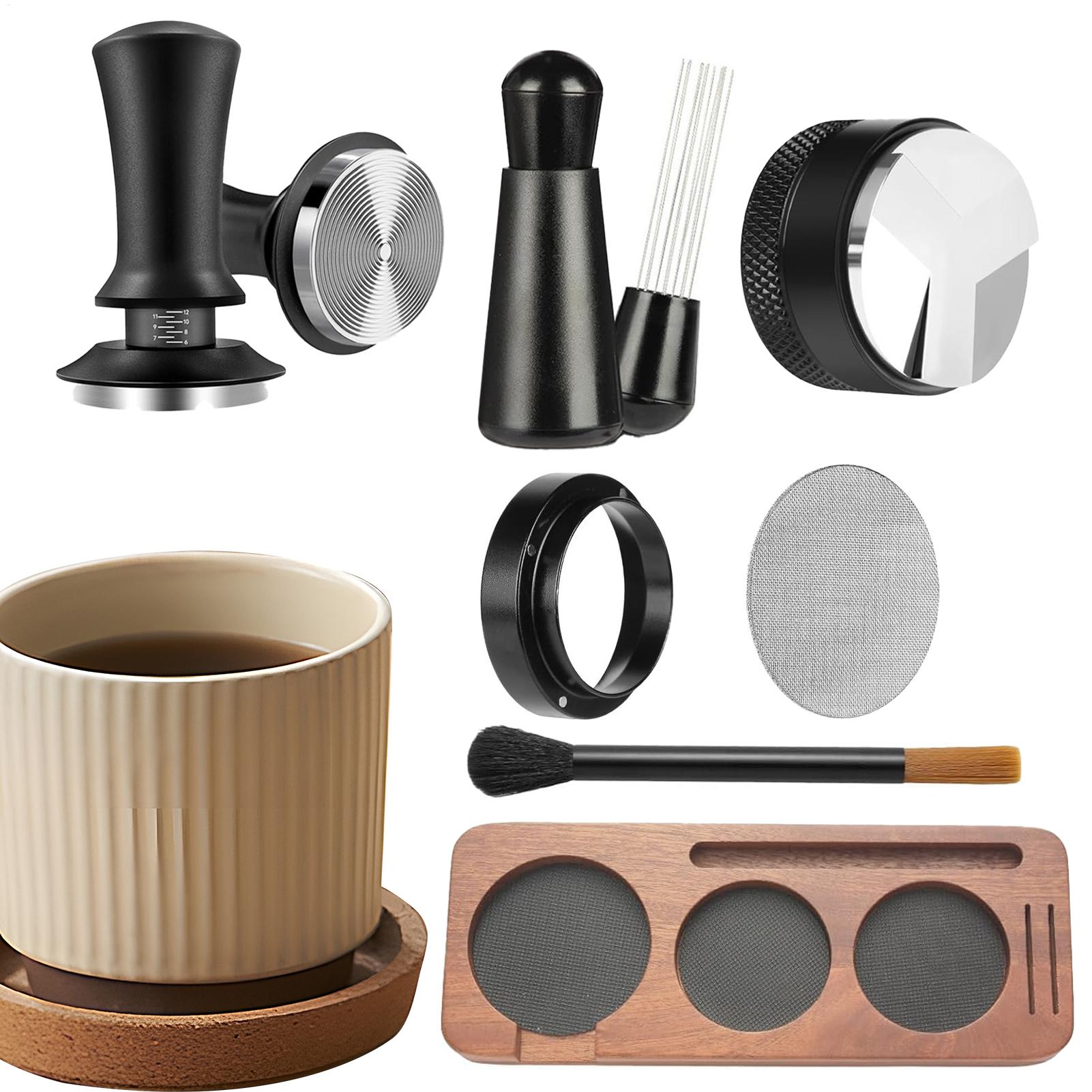 7Pcs Espresso Accessories Kit, - Espresso Tamper Set のレビューと価格