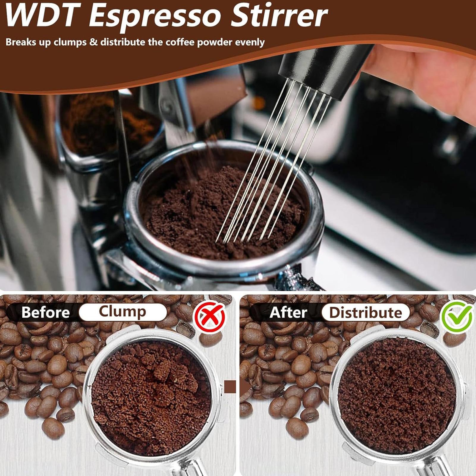 7Pcs Espresso Accessories Kit, - Espresso Tamper Set のレビューと価格