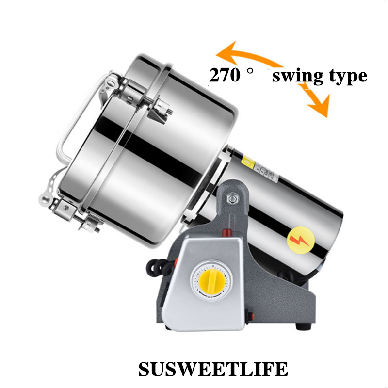 2500G Stainless Steel Food Gri - Coffee Grinder Burr Flat のレビューと価格